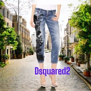 DSquared2 capri jeans sz 42 NWT